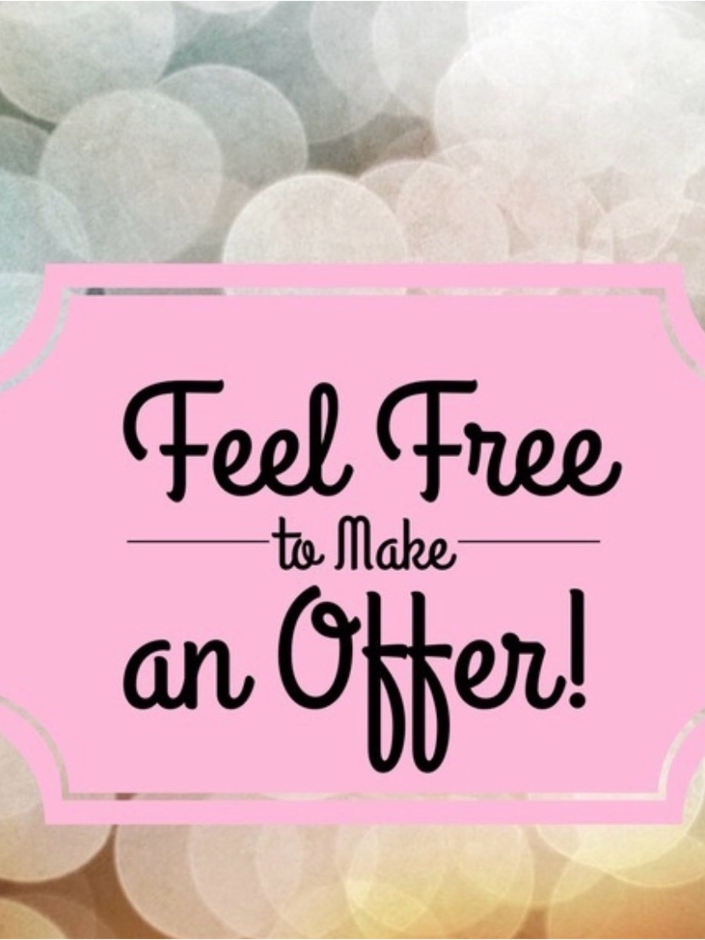 Pink Promotional Screen offer